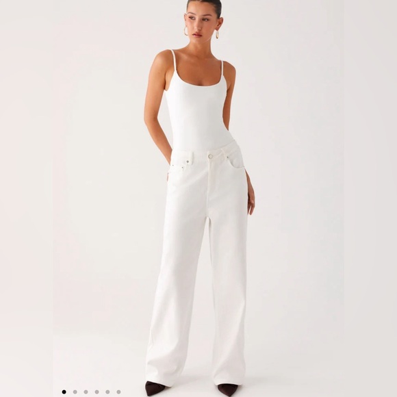 Peppermayo Denim - Peppermayo Exclusive - Back Again Straight Leg Denim Jeans - White